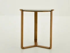 Tables D’Appoint & Consoles|Tables D’Appoint & Consoles<Flamant ZOE, bout de canapé, marbre et métal, ronde Or